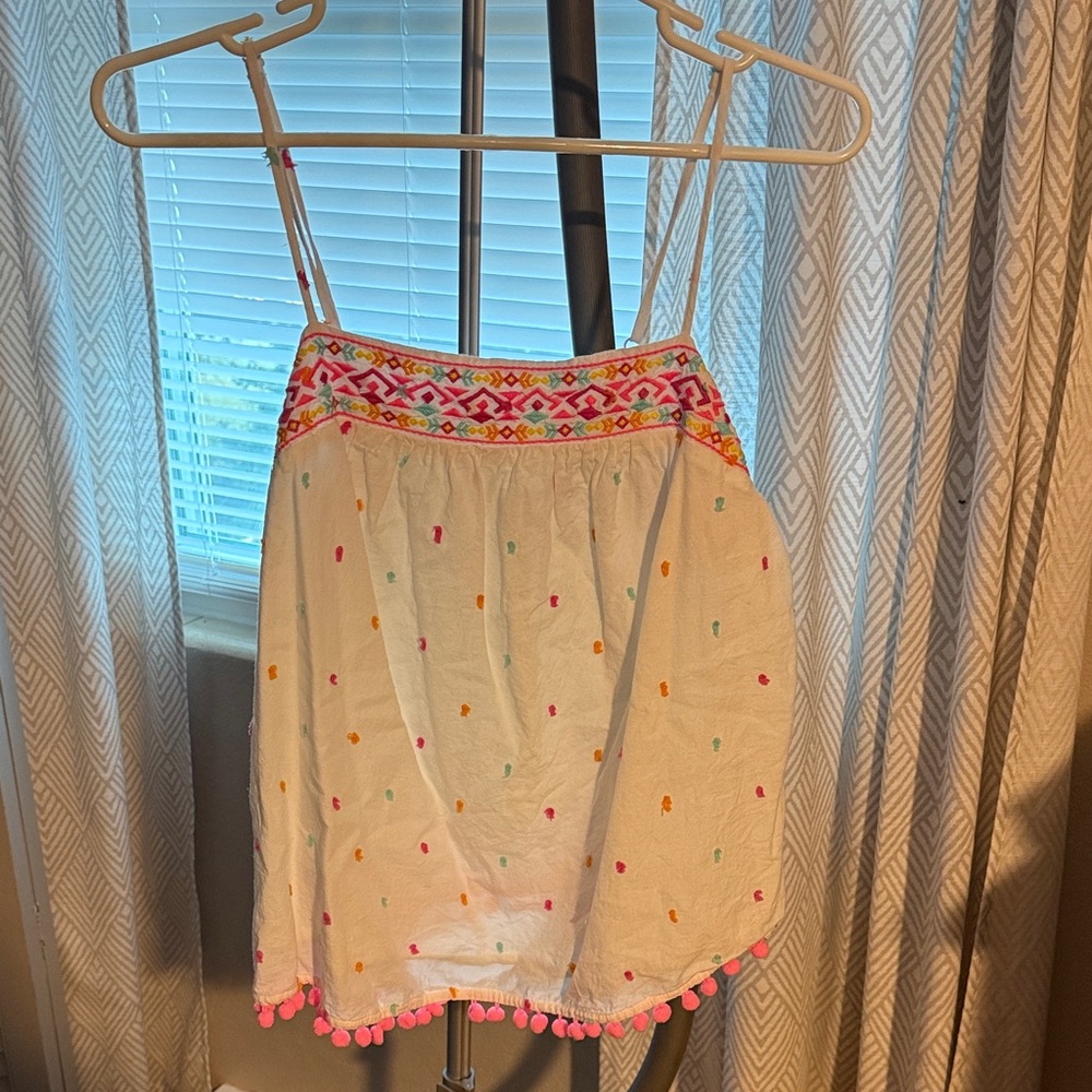 Colorful Embroidered tank